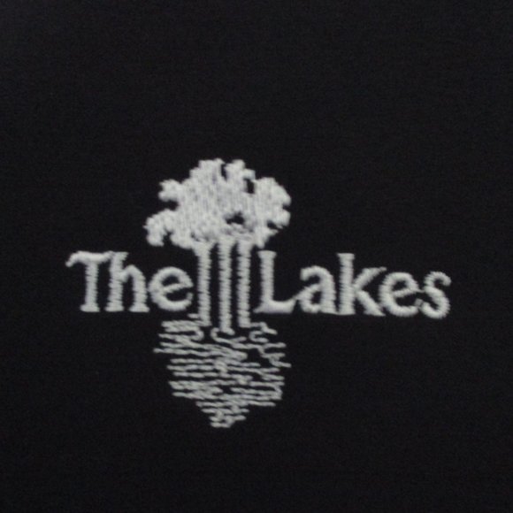 Ashworth Mens L/S The Lakes Golf Club Black Full Zip Windbreaker NWOT - Large - Picture 1 of 3
